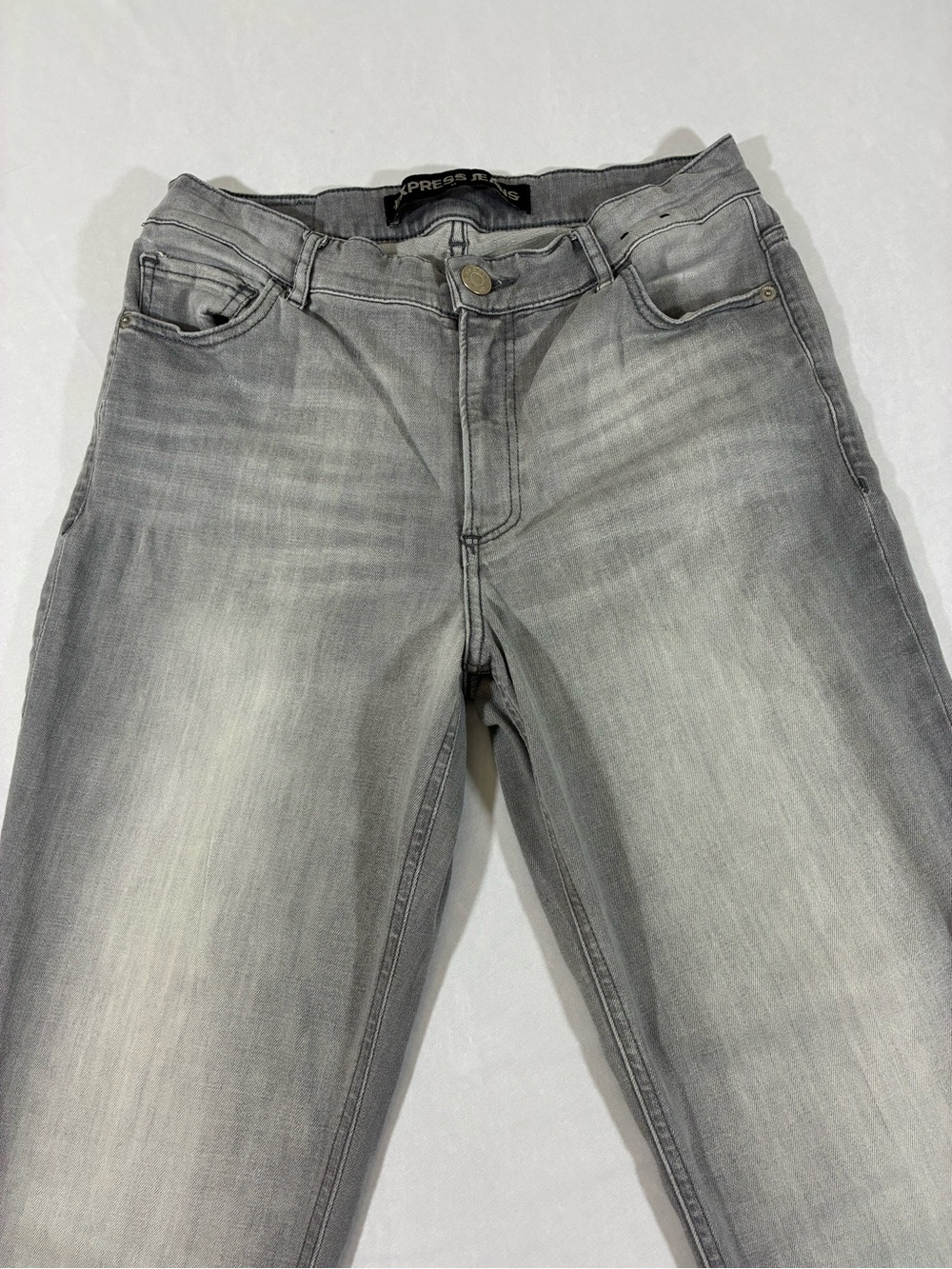 Express Sz. 8 Vintage Women’s Gray Slim Fit Jeans